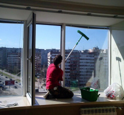 Мытье окон в однокомнатной квартире Урень